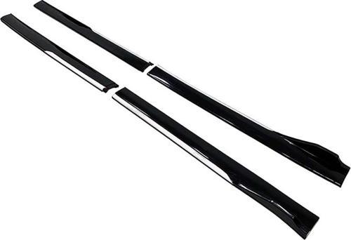 Universal Flaplı Marşpiyel Race Beyaz-Piano Black Abs