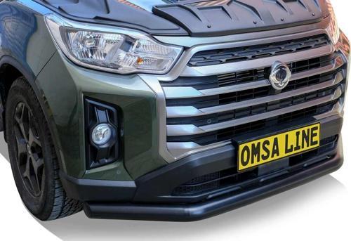 Ssangyong Musso Texas Ön Alt Koruma Çap:76 Siyah 2018 ve Sonrası