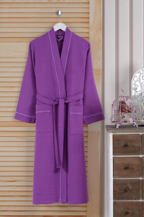 Dama Serisi Kimono Yaka Pike Bornoz Sabahlık