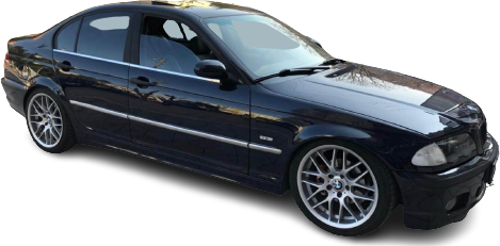 BMW E46 Krom Cam Çıtası 1998-2005 4 Parça Paslanmaz Çelik