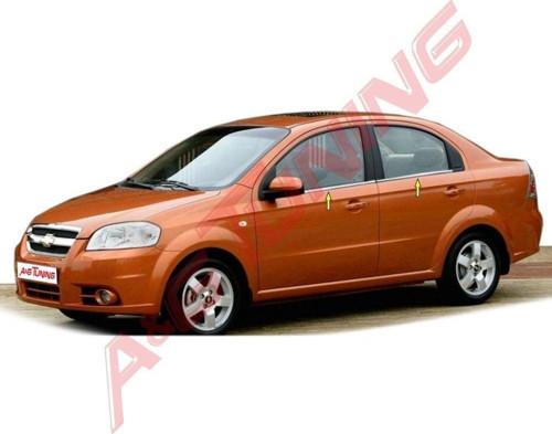 Chevrolet Aveo SEDAN Krom Cam Çıtası Tk 2006-2011 Paslanmaz Çelik