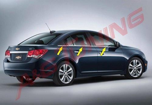 Chevrolet Cruze SD Krom Cam Çıtası Tk 2009-2016 Arası 6 Prç Paslanmaz Çelik