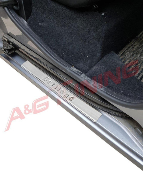 Citroen Berlingo Krom Kapı Eşiği 2008 ve Üzeri Paslanmaz Çelik