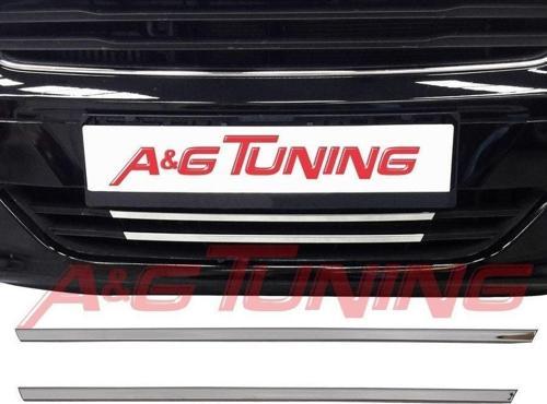 Courier Krom Ön Tampon Çıtası  2Prç 2014 - 2017 Arası Paslanmaz Çelik