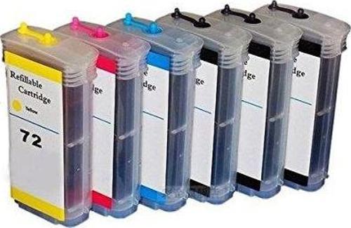 HP 72XXL Süper Chipli Kolay Dolan Kartuş HP Designjet T610 T620 T770 T790 T795 T1100 T1120 T1200 T13