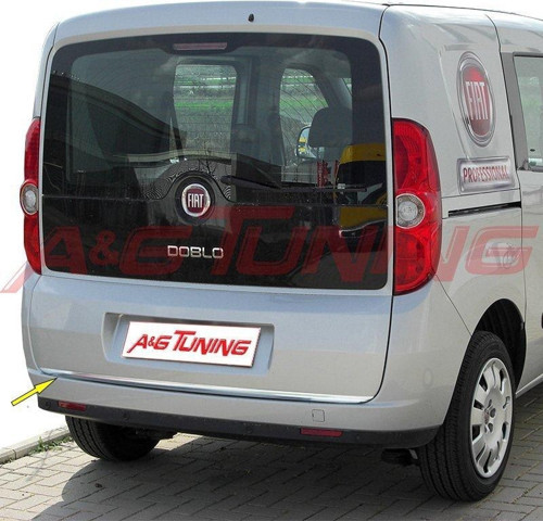 Fiat Doblo Krom Bagaj Alt Çıta Formlu 2010-2014 Paslanmaz Çelik