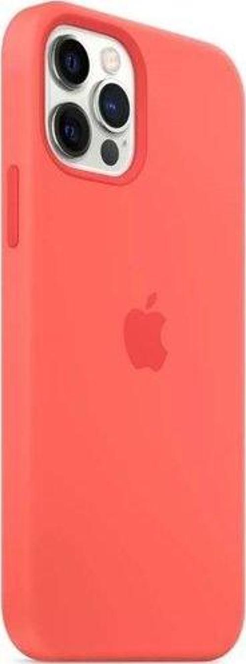 iPhone 12 ve 12 Pro with MagSafe Pembe Greyfurt Silikon Kılıf MHL03ZM/A