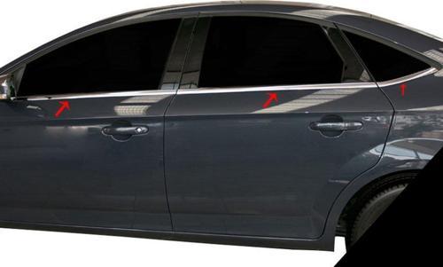 Ford Mondeo Krom Cam Çıtası 2007-2015 6Prç Paslanmaz Çelik