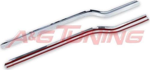 Ford Connect Krom Cam Çıtası Tk 2002-2009 2Prç Paslanmaz Çelik