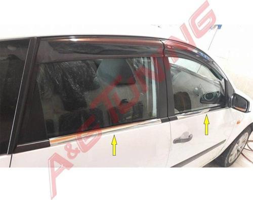 Ford Fiesta Krom Cam Çıtası Tk 2002-2008 4 Prç Paslanmaz Çelik