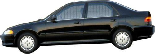 Honda Civic Krom Cam Çıtası P. Çelik 1992-1996