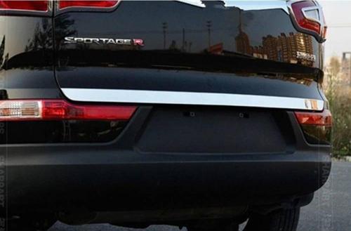 Kia Sportage Formlu Krom Bagaj Alt Çıtası 2010-2015 Arası Paslanmaz Çelik