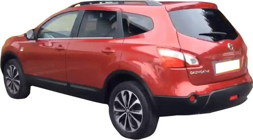 Nissan Qashqai +2 Krom Cam Çıtası 2010-2013 4Prç Paslanmaz Çelik