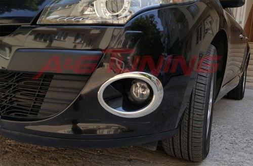 Megane 3 HB Krom Sis Farı Çerçevesi 2010-2012 Paslanmaz Çelik