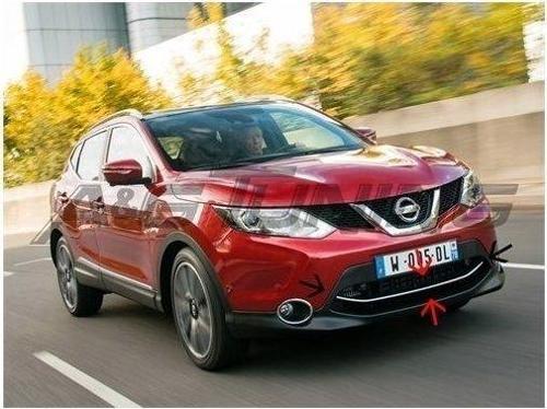 Nissan Qashqai Krom Ön Tampon Çıtası 2014-2017 arası Paslanmaz Çelik