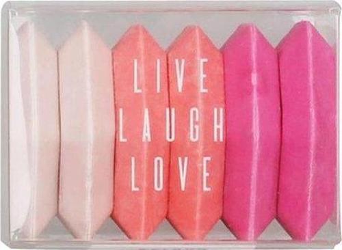 6 Lı Silgi Pembe