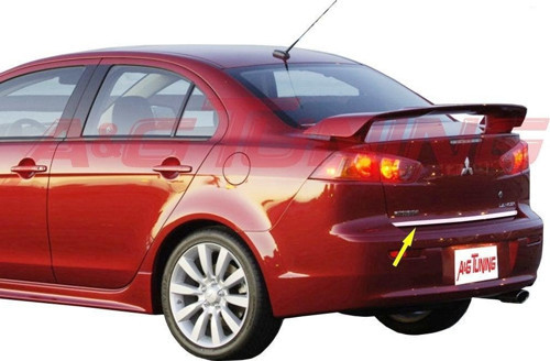 Mitsubishi Lancer Krom Bagaj Alt Çıta Formlu 2008-ve Sonrası Paslanmaz Çelik
