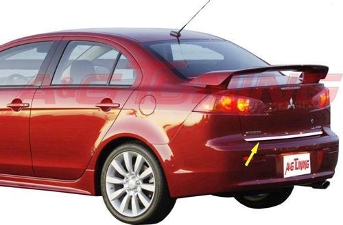 Mitsubishi Lancer Krom Bagaj Alt Çıta Formlu 2008-ve Sonrası Paslanmaz Çelik