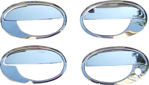 Opel Corsa C Krom Kapı Kolu 2000-2006 4Kapı-8Prç Paslanmaz Çelik