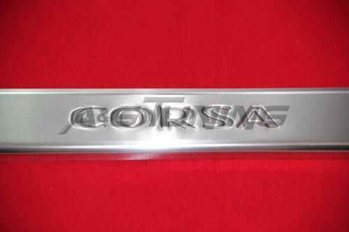 Opel Corsa D Krom Kapı Eşiği Takımı 2006 Üzeri Paslanmaz Çelik