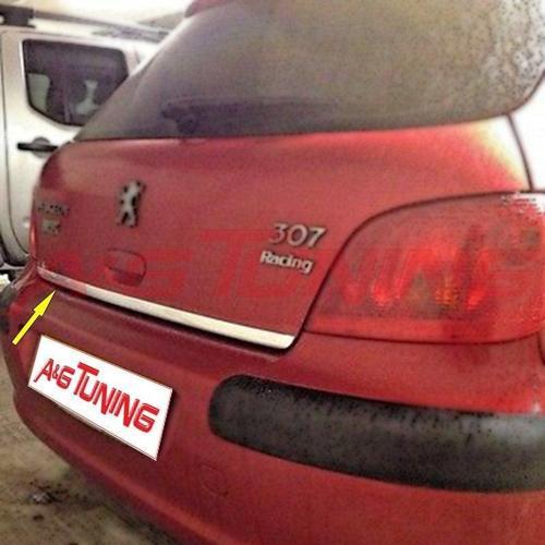 Peugeot 307 Krom Bagaj Alt Çıta Formlu 2001 Üzeri Paslanmaz Çelik