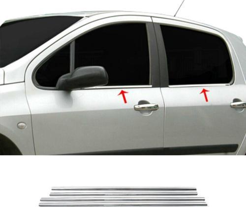 Peugeot 307 Krom Cam Çıtası Tk 2001 Üzeri 4Prç Paslanmaz Çelik
