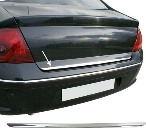 Peugeot 407 Krom Bagaj Alt Çıta Formlu 2005 Üzeri Paslanmaz Çelik
