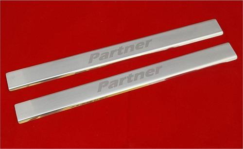 Peugeot Partner Krom Kapı Eşiği Takımı 1996-2008 Paslanmaz Çelik