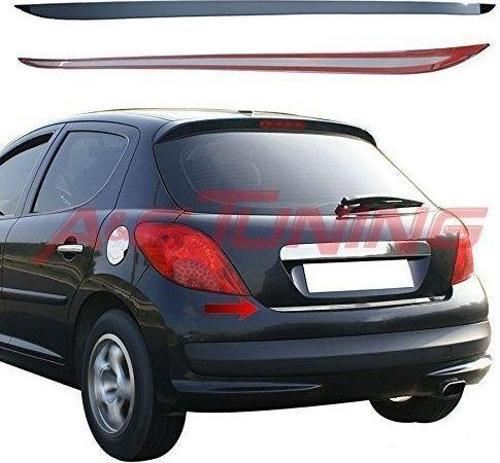 Peugeot 207 Krom Bagaj Alt Çıta Formlu 2006 Üzeri Paslanmaz Çelik