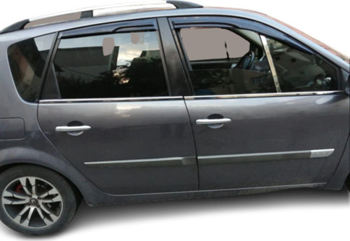 Renault Scenic Krom Cam Çıtası 4 Prç. 2005-2009 Paslanmaz Çelik