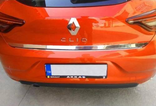 Renault Clio 5 Formlu  Krom Bagaj Alt Çıta 2020+ Paslanmaz Çelik