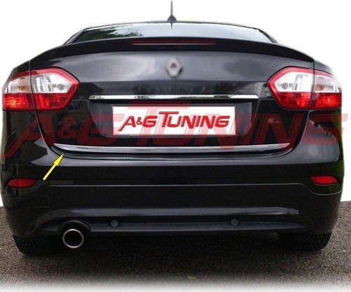 Renault Fluence Krom Bagaj Alt Çıta Formlu 2010 Üzeri Paslanmaz Çelik