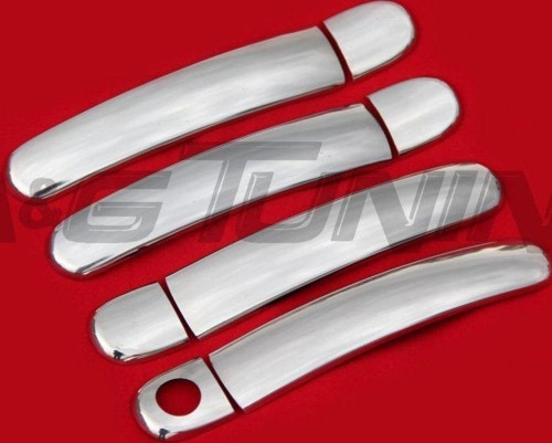 Skoda Fabia 2 Krom Kapı Kolu 2008-2014 4Kapı Paslanmaz Çelik