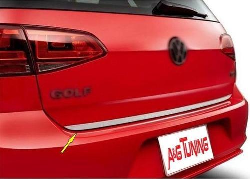 Volkswagen Golf 7 Krom Bagaj Alt Çıta Formlu Paslanmaz Çelik