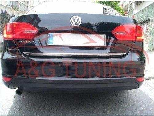 Volkswagen Jetta Krom Bagaj Alt Çıta Formlu 2011-2014 Paslanmaz Çelik