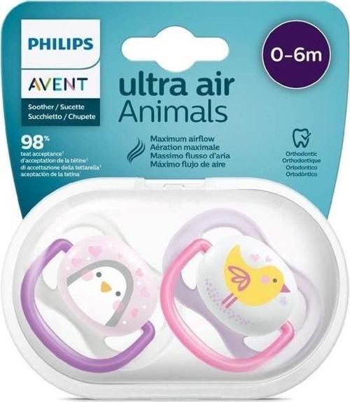 Scf080/06 Ultra Air Silikon Emzik 0-6 Ay Kız