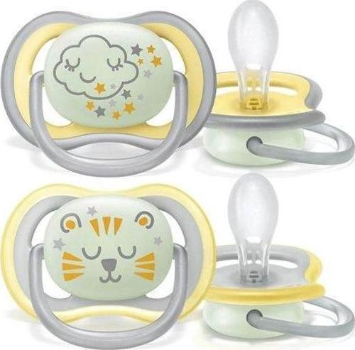 Scf376/01 Ultra Air Silikon Emzik 2Li 18+ Ay Nighttime Desenli