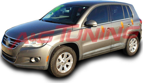 VW Tiguan Krom Cam Çıtası 6 Prç. 2007-2015 Paslanmaz Çelik
