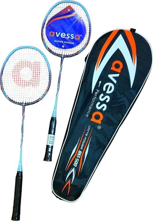 Bst-500M Badmington Profesyonel Raket Set Mor