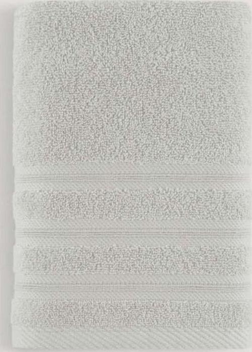 Pure Bukle Bordürlü Havlu Açık Grı 50X90