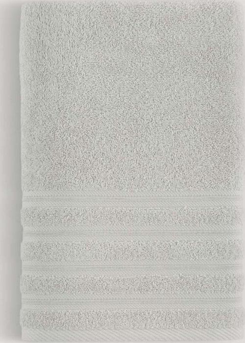 Pure Bukle Bordürlü Havlu Açık Grı 70X140