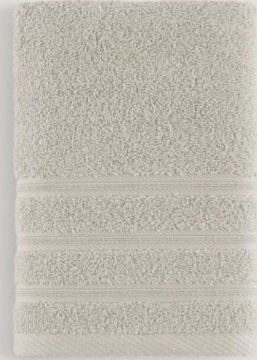 Pure Bukle Bordürlü Havlu Bej 50X90