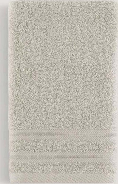 Pure Bukle Bordürlü Havlu Bej 90X150