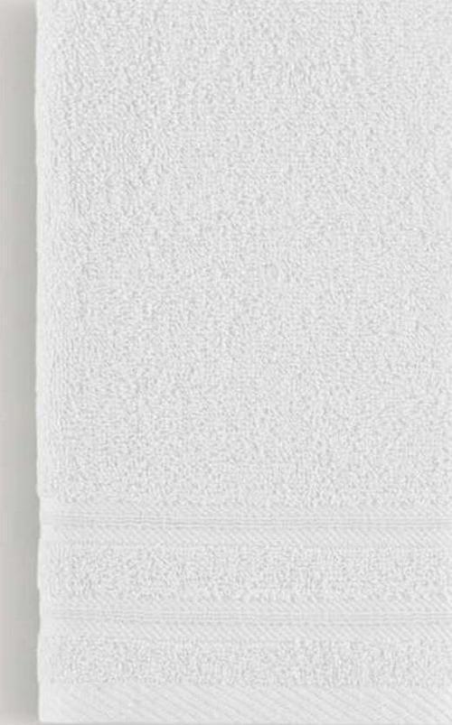 Pure Bukle Bordürlü Havlu Beyaz 30X50