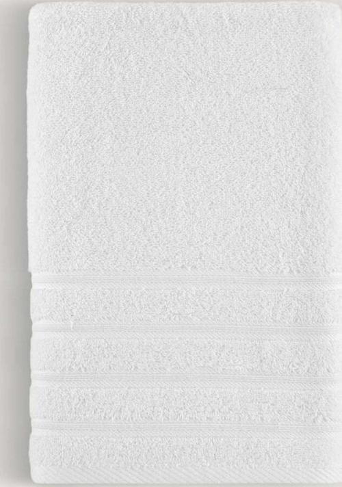 Pure Bukle Bordürlü Havlu Beyaz 70X140