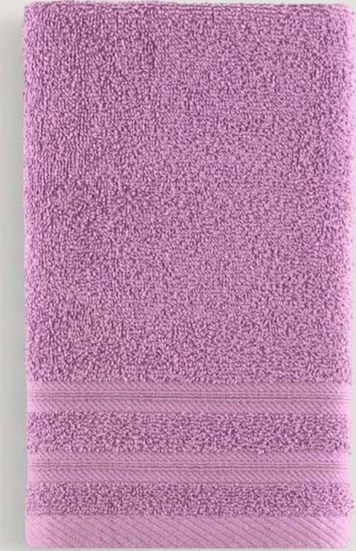 Pure Bukle Bordürlü Havlu Eflatun 90X150