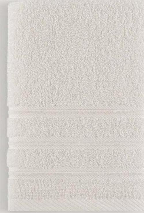 Pure Bukle Bordürlü Havlu Ekru 50X90