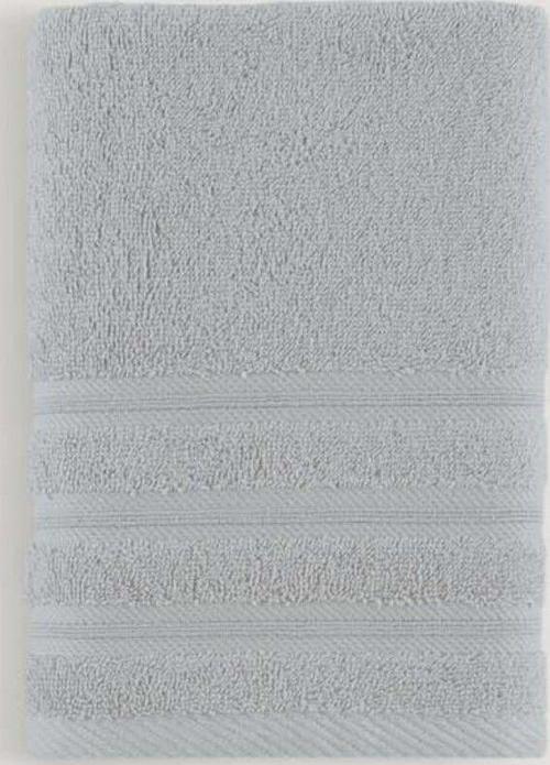 Pure Bukle Bordürlü Havlu Grı 50X90
