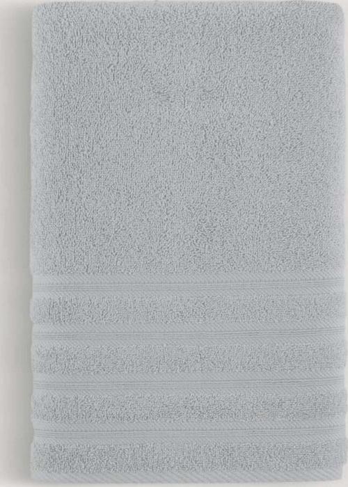 Pure Bukle Bordürlü Havlu Gri 70X140