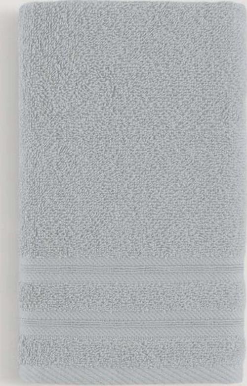 Pure Bukle Bordürlü Havlu Gri 90X150